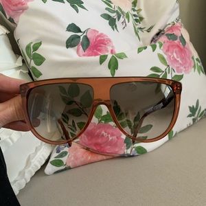 Celine Flat Top Plastic Sunglasses